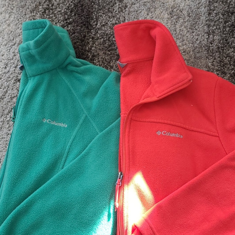 Women's Columbia zip ups